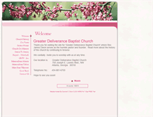Tablet Screenshot of gdbchurch.com
